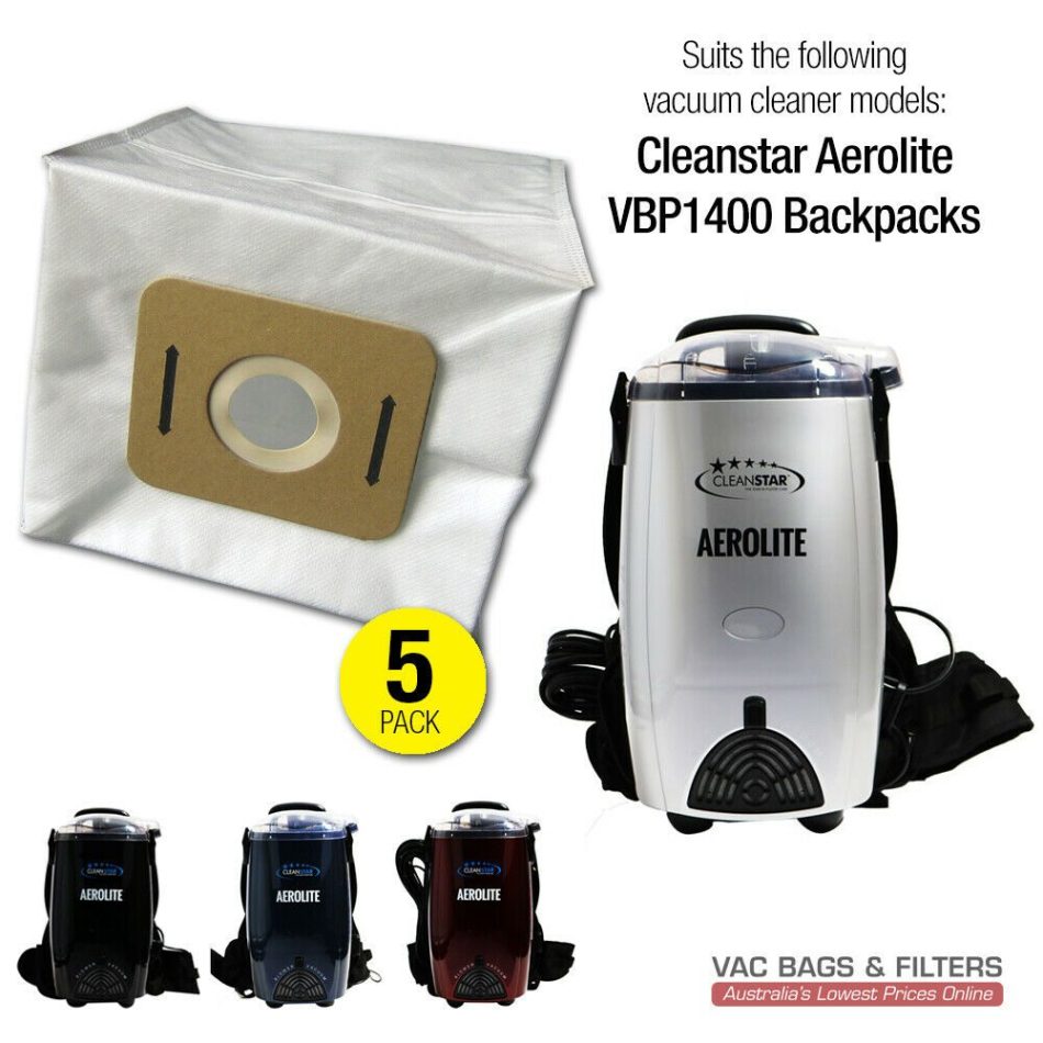5 x  Vacuum Bags for Cleanstar Aerolite VBP1400 Backpacks - Image 3