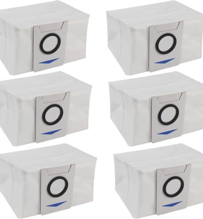 6 X Auto Empty Station Dust Bags For Ecovacs Deebot X1 Omni Series Robots