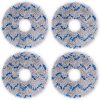 4 X  Mop Pads for Ecovacs Deebot X1 Series Robot Vacuum Cleaners