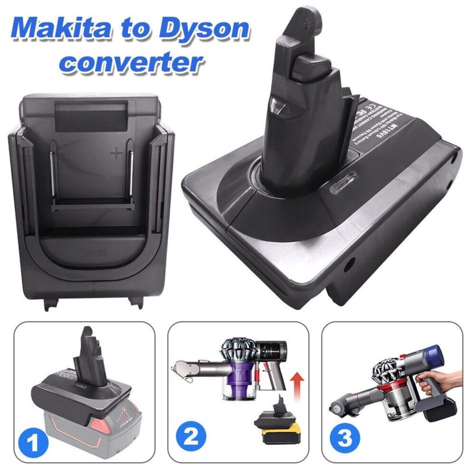 Makita 18V To Dyson V6, DC58 & DC59 Battery Converter / Adapter - Image 3