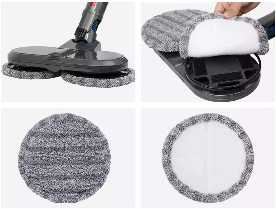 4 x Microfibre pads for Mop & Vac Attachment - Image 2