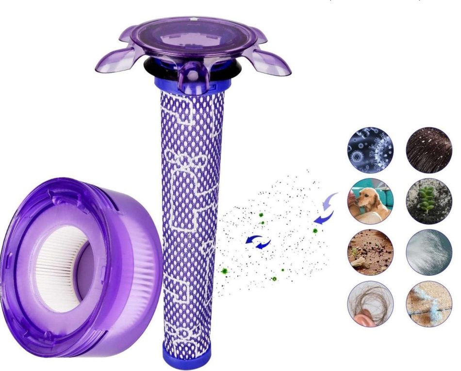 Hygieia Filter Kit for Dyson V7 Advanced SV37 & V8 With Star Pre-Filter SV25 - Image 3