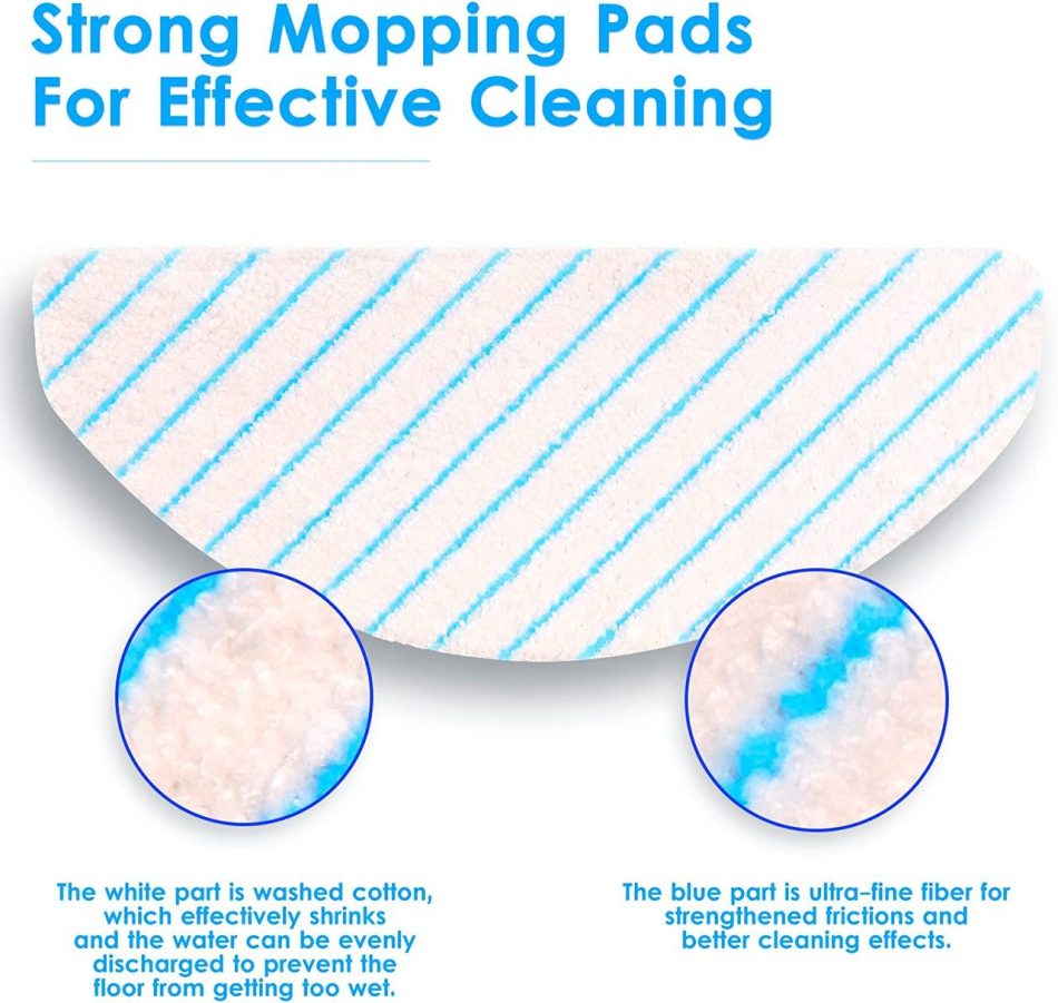 10 X Mopping pads for Ecovacs Deebot T9/T9+/N8 PRO/N8 PRO+/N8/N8+/NEO/T8/T8+/T8 AIVI/X1 PLUS/T10 PLUS - Image 6