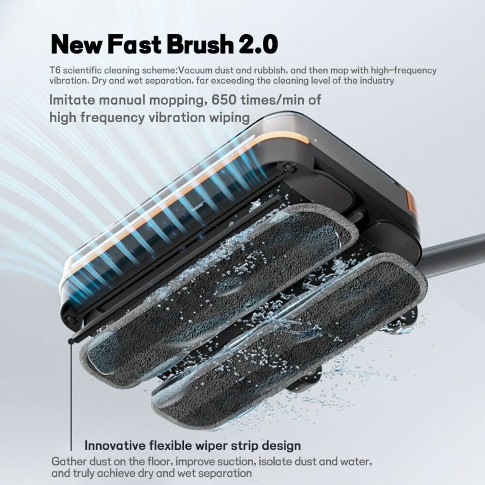 T6 Wet Dry Mop Head for Dyson V7, V8, V10, V11, V15 & GEN5 Vacuum Cleaners - Image 6