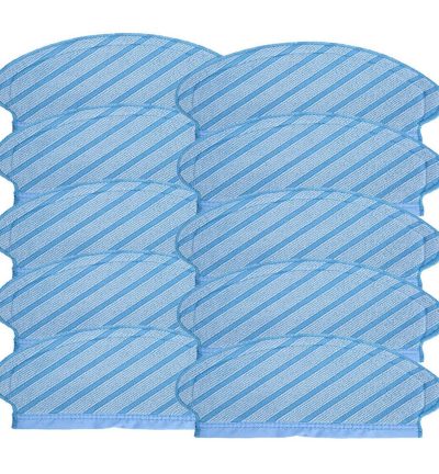 10 X Washable Mopping Pads For Ecovacs Deebot Ozmo 700, 750, 920, 950, N7 & T5 Robot Vacuum Cleaners