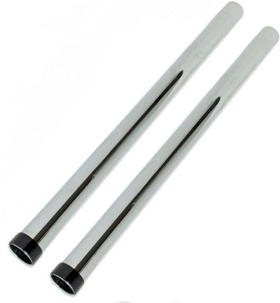 2 Piece Chrome Rods for 32mm Vacuum Cleaners, backpacks, commercial, ducted & more