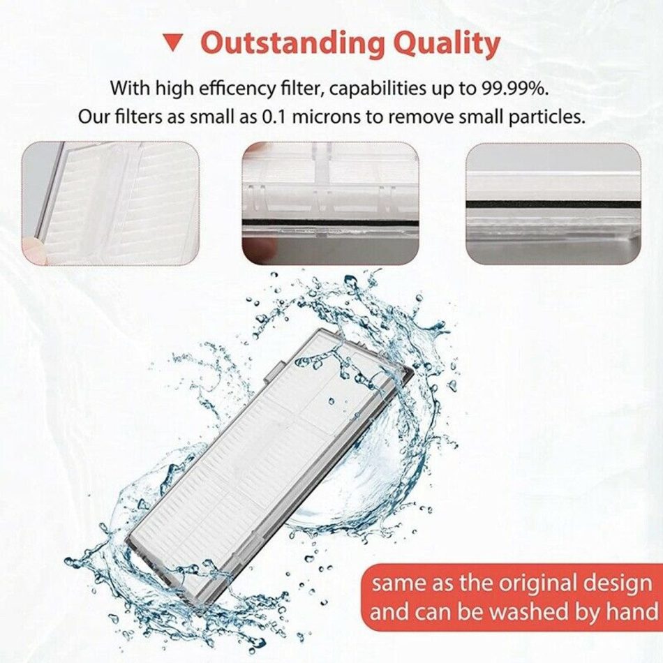 2 X Hepa Filters For Xiaomi Roborock S7 Series - Image 3