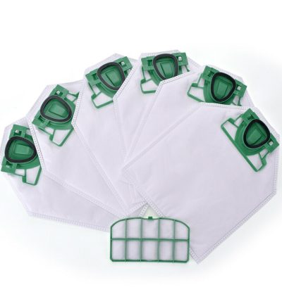 6 X Vacuum bags and filter for Vorwerk Kobold VK200