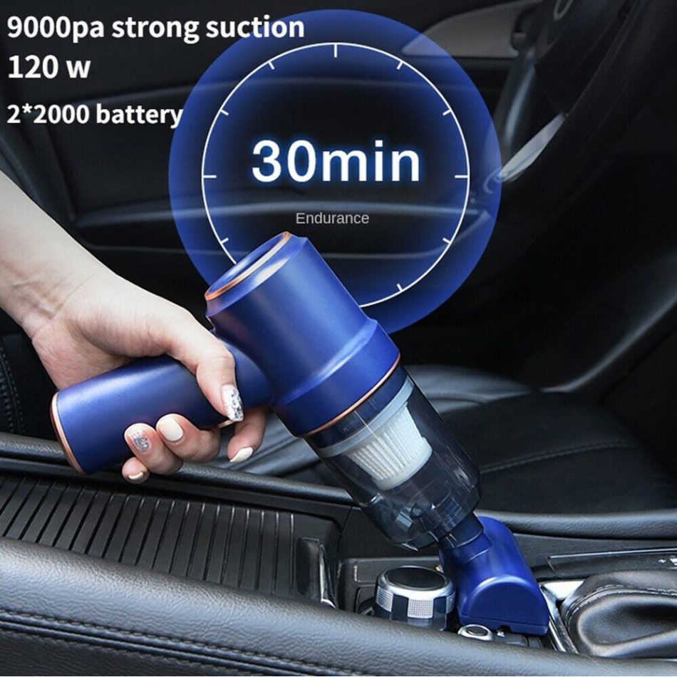 Portable Vacuum Cleaner Car Air Duster Handheld Cordless Home Car Dust Blower - Image 2
