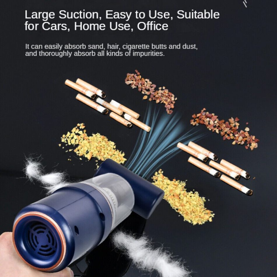 Portable Vacuum Cleaner Car Air Duster Handheld Cordless Home Car Dust Blower - Image 3