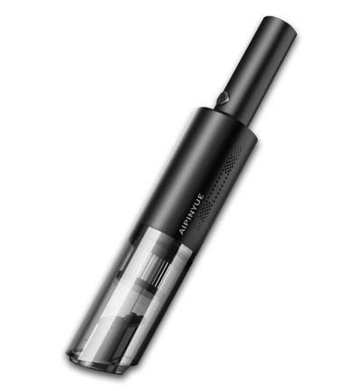 Wireless Charge 6000Pa Suction Powerful Portable Car Vacuum Cleaner Home Duster(Black)
