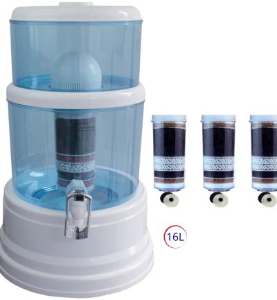 16 Litre Bench top Filter with 3 Fluoride Reduction Filters