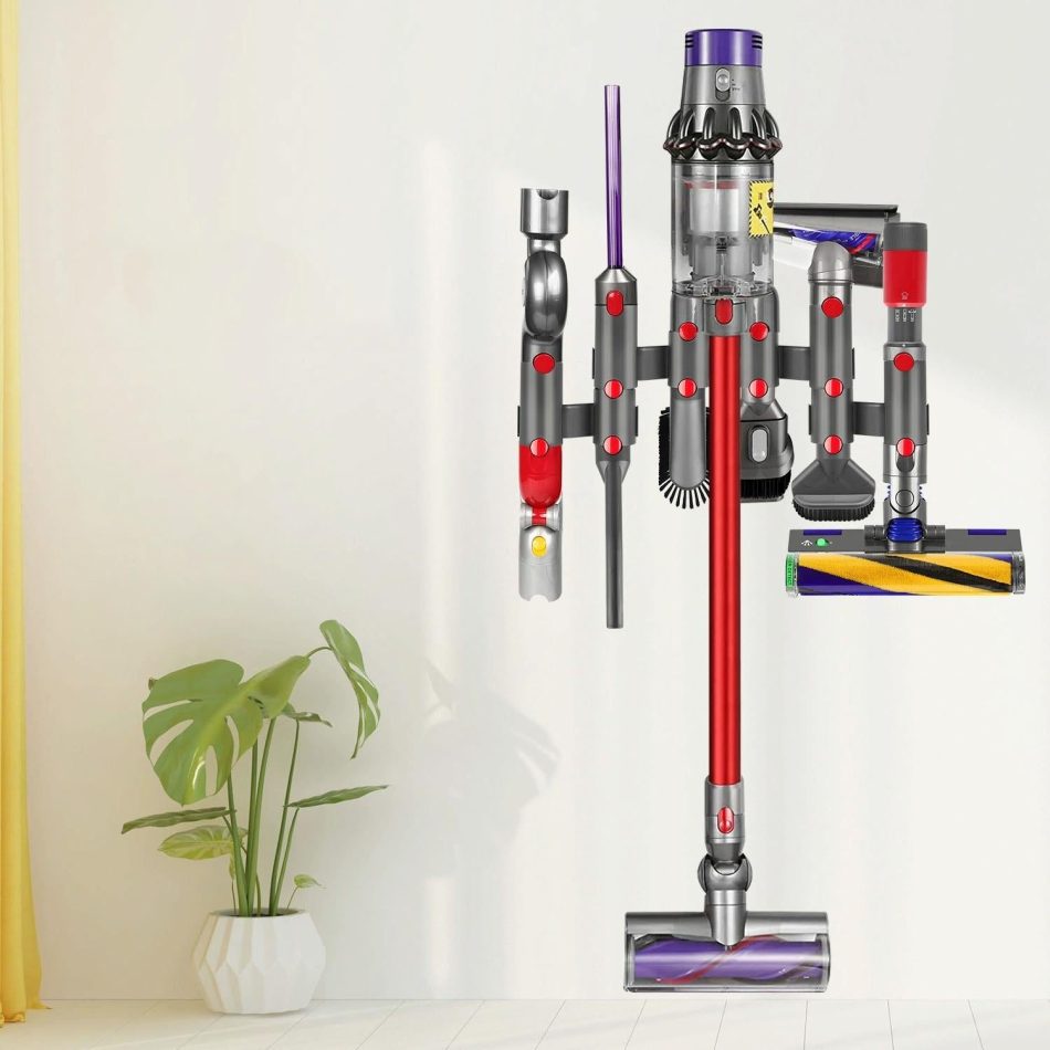 Vacuum Cleaner Storage Rack Extension Bracket for Dyson V7-v15 - 1 Pair - Image 7