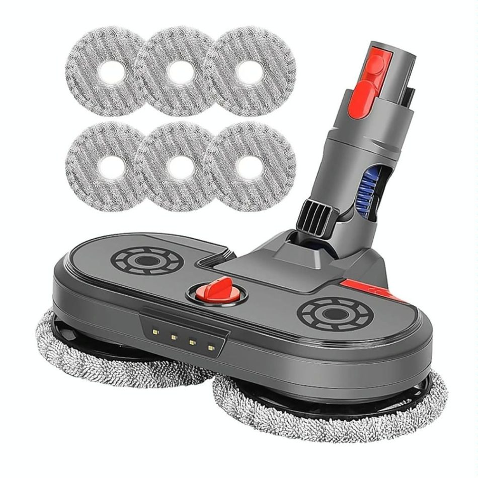 Electric Vacuum Cleaner with Integrated Mopping Head and Water Tank - Includes 6 Rag Pieces - For Dyson V7 V8 V10 V11 - Image 2