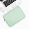 15 / 15.6 Inch Mint Green Pu Leather Laptop Bag - Image 2