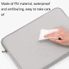 15 / 15.6 Inch Mint Green Pu Leather Laptop Bag - Image 5