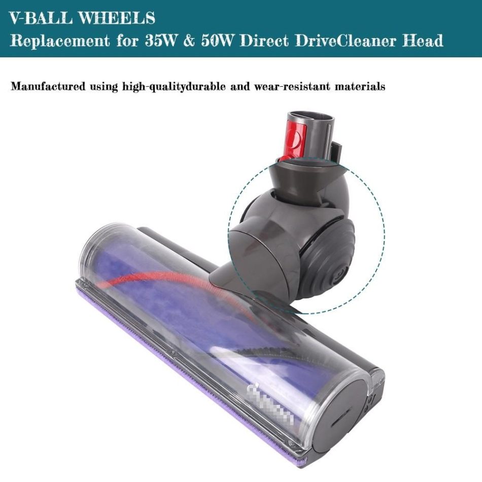 V-ball Wheels for Dyson Vacuum Cleaner Heads - Image 3