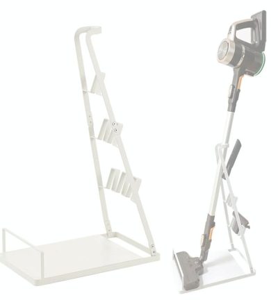 Universal Non-punch Vacuum Cleaner Floor Storage Bracket for Dyson - White