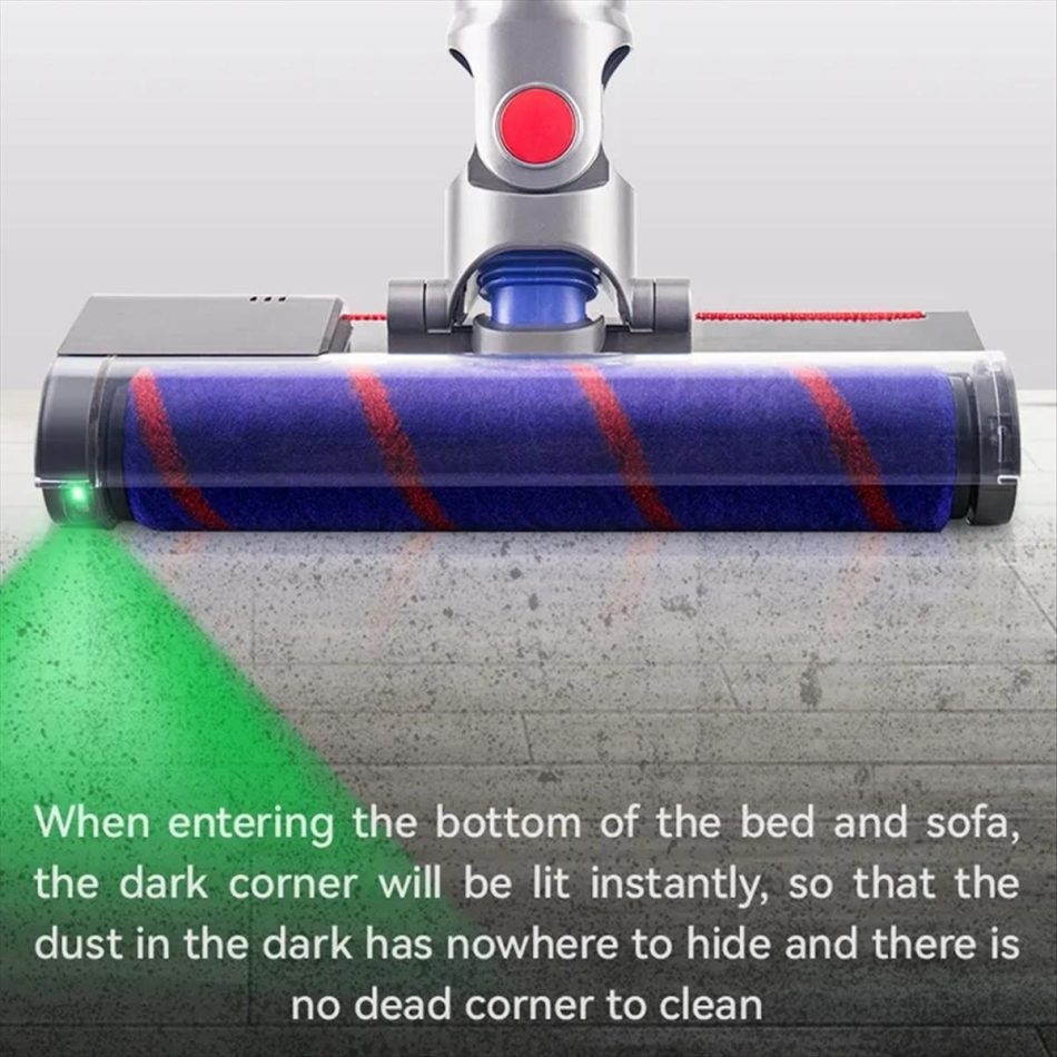 Green Light Floor Brush for Dyson V7-v11 Vacuums - Image 6