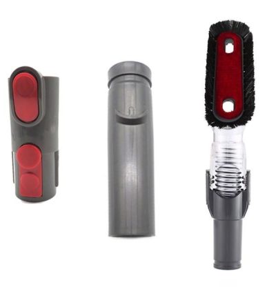 3-in-1 Bendable Anti-static Suction Head Kit for Dyson V6 / V7 / V8 / V9 / V10 Vacuum
