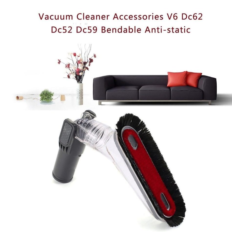 3-in-1 Bendable Anti-static Suction Head Kit for Dyson V6 / V7 / V8 / V9 / V10 Vacuum - Image 4