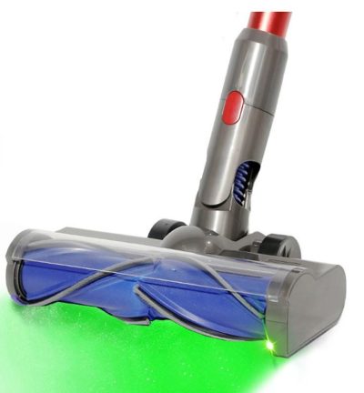 Anti Entanglement Brush Head For V7 / V8 / V10 / V11 / V15 Vacuums Green Light
