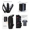 Anti-theft Hard Shell Backpack for Men with Alloy Frame - Gray - Image 5