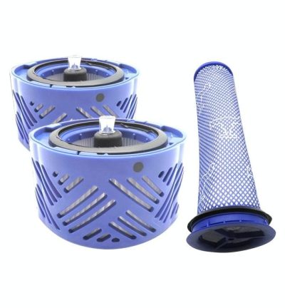2-pack Rear Filter Core & Pre-filter for Dyson V6 Vacuum Accessories