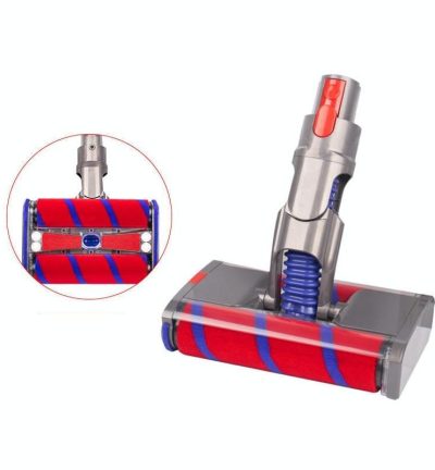 Soft Velvet Double Roller Floor Brush for Dyson Vacuum Cleaners