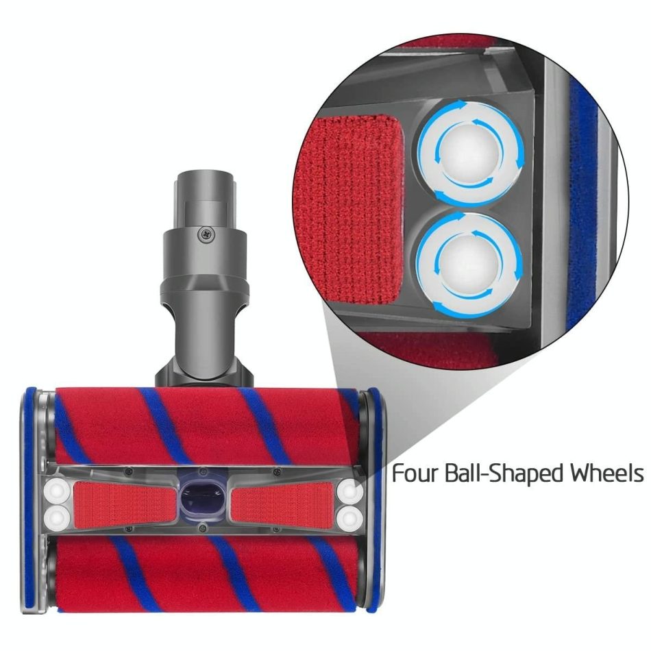 Soft Velvet Double Roller Floor Brush for Dyson Vacuum Cleaners - Image 6