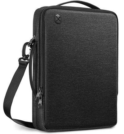 Waterproof Multifunctional Laptop Bag - 13.3-14 Inch - Black