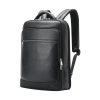 Multifunctional Anti-theft Laptop Business Backpack with Usb Charging Hole Black - Image 2