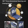 Multifunctional Anti-theft Laptop Business Backpack with Usb Charging Hole Black - Image 4