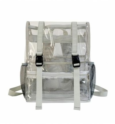 Waterproof Travel Backpack - Pvc Material - Grey