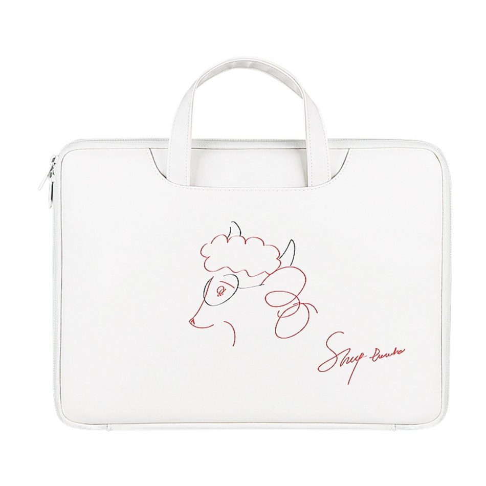 13.3 Inch Lightweight Printed Laptop Bag in Pu Material - Ice Cream - Image 2