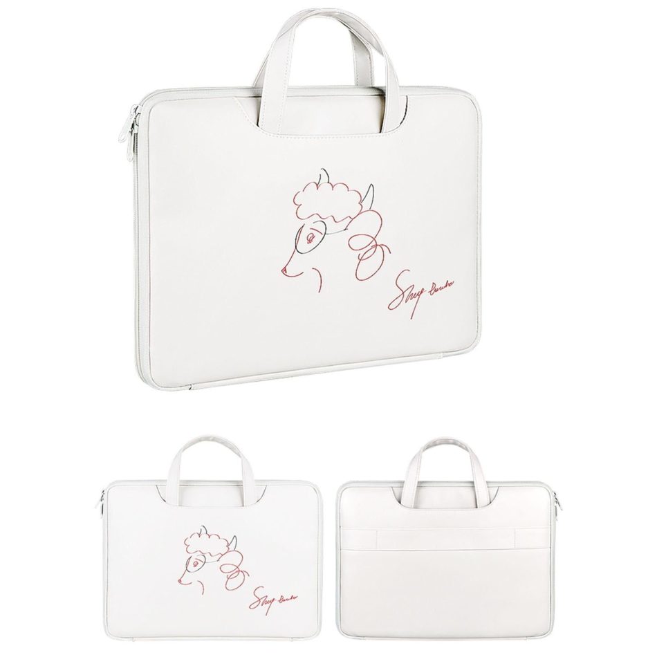 13.3 Inch Lightweight Printed Laptop Bag in Pu Material - Ice Cream - Image 3
