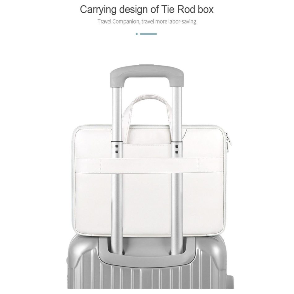 13.3 Inch Lightweight Printed Laptop Bag in Pu Material - Ice Cream - Image 8