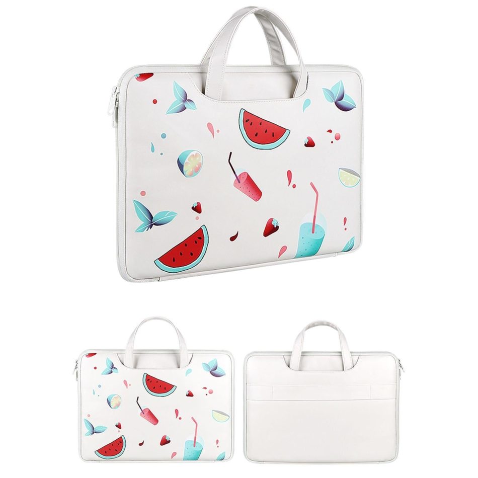 13.3 Inch Lightweight Printed Laptop Bag in Pu Material - Ice Cream - Image 10