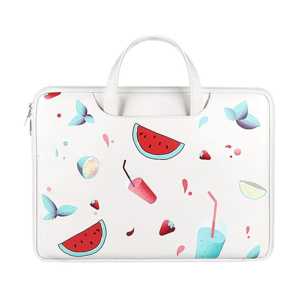 13.3 Inch Lightweight Printed Laptop Bag in Pu Material - Ice Cream - Image 14