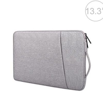 13.3 Inch Laptop Felt Sleeve Protective Case Carrying Bag - Grey