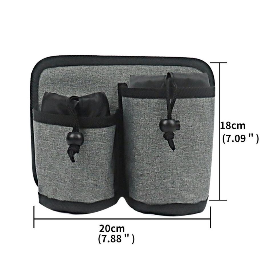 Travel Cup Holder for Luggage - Gray - Image 3