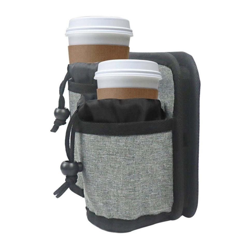 Travel Cup Holder for Luggage - Gray - Image 7