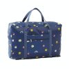 Waterproof Foldable Travel Bag - Compact & Durable - Navy Blue Geometry - Image 10