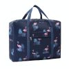 Waterproof Foldable Travel Bag - Compact & Durable - Navy Blue Geometry - Image 13