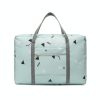 Waterproof Foldable Travel Bag - Compact & Durable - Navy Blue Geometry - Image 14