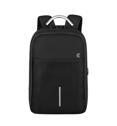 13-15.6 Inch Anti-theft Laptop Backpack in Mysterious Black