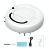 Smart 3-in-1 Robot Vacuum with Wet / Dry Mopping - Rechargeable & Auto Cleaning - Black - White - Image 2