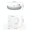 Smart 3-in-1 Robot Vacuum with Wet / Dry Mopping - Rechargeable & Auto Cleaning - Black - White - Image 11