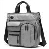 Multi Compartment Laptop Handbag Lightweight Large Capacity Messenger Bag - Blue - Image 2