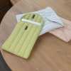 Lightweight Cotton Embroidery Inner Bag for Protection - Yellow Green - 12.9-13.3 Inch - Image 3